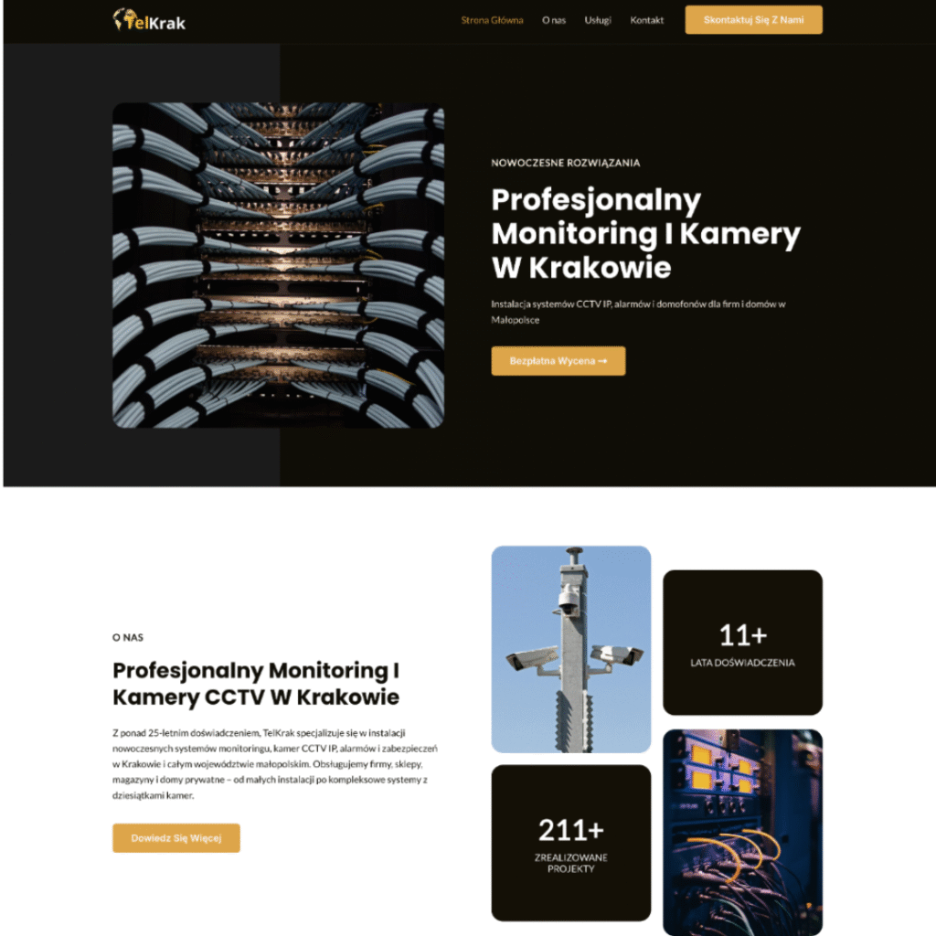 Profesjonalny monitoring kamer w Krakowie